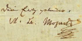 Mozart autographe